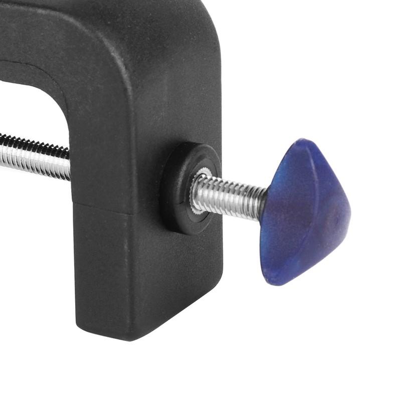 Adjustable 360-Degree Rotation Nylon Plastic Clamp Fishing Rod Mount Holder