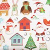 Global Gift Scene to decorate - 3D foam stickers Christmas