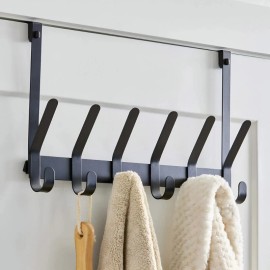 Unbranded Better Homes & Gardens Over-the-Door Hook Rack for Towels, Robes, 6 Double Hooks
