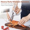 LIVINGO Kitchen Scissors - Heavy Duty Poultry Shears Sharp Cutting