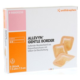 ALLEVYN Gentle Border 7.5 x 7.5 cm Foam Composite Pack of 5