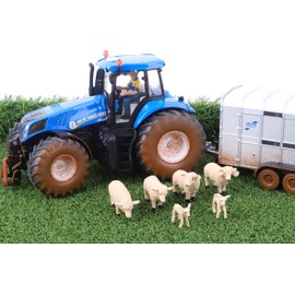 Toyland® Pack of 6-1:32 Scale Sheep & Lambs - The Farm Collection - Collectable Farmyard Animals
