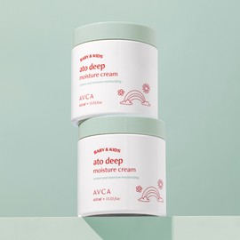 Abka Baby&Kids Ato High Moisturizing Cream Unscented 400ml, 2 units / 아브카 베이비앤키즈 아토 고보습 크림 무향 400ml, 2개