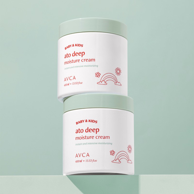Abka Baby&Kids Ato High Moisturizing Cream Unscented 400ml, 2 units