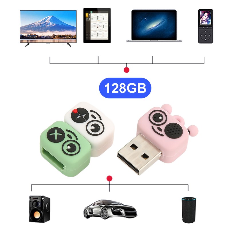 Flash Drive PVC Cartoon Bee Style USB 2.0 Standard Hot