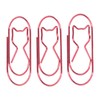 4 Box Cute Cat Paper Clip Fun Shaped Plated Surface