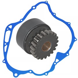 Caltric Starter Clutch Drive & Gasket for Yamaha XV1100 Virago 1100 1986-1998