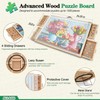 ALL4JIG 1500 Pieces 2-in-1 Tilting & Rotating Puzzle Board, 34.2"