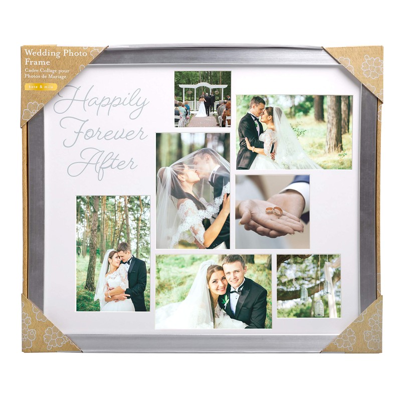 Kate & Milo Happily Forever After Collage Picture Wedding and