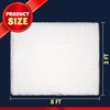 JOYIN 3x8 Ft Christmas Snow Blanket Roll, Thick White Soft