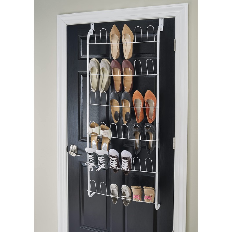 ClosetMaid 8040 18-Pair Over-the-Door Shoe Rack
