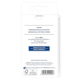 Ritex Kondome RR.1 ‚Äì Gef√ºhlsintensives Kondom 2 x 20 St√ºck f√ºr intensives Empfinden, Kondome mit Gleitfilm & seidenzarter Oberfl√§che ‚Äì vegan, dermatologisch getestet, Made in Germany