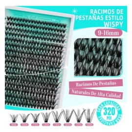 Pestañas Postizas Naturales 320pcs Extensiones De Pestañas