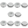 sourcing map PG16 Nylon Male Thread Cable Gland Screw End