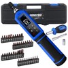 PUIBERS 46 Pcs Digital Torque Screwdriver Set 1/4",0.8-53.2 LB.IN Adjustable