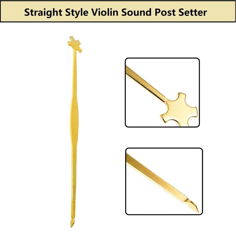 TUOREN Violin S & Straight Style Sound Post Setter with