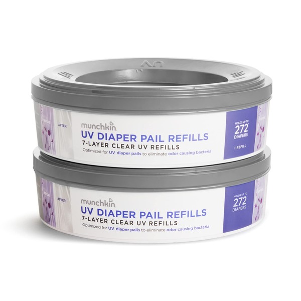 Munchkin Munchkin? UV Diaper Pail Refill Rings, Holds up to