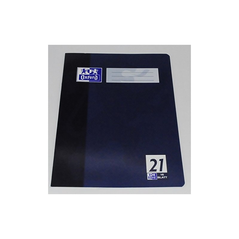 Oxford 384401621/100050307 Exercise Book DIN A4, Lineatur 21/liniert 9 mm