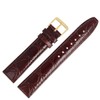 MARBURGER Watch Strap 18 mm Leather Crocodile (Caiman) Embossing with
