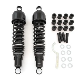 Black 325mm 12 3/4" Performance Adjustable Motorcycle Rear Shocks Absorber Eye To Eye Fits Yamaha RD400 SR500 VMX1200 XJ1100 XJ550 XJ650 XJ750 XJ900 XS1100 XS400 XS500 XS650 XS750 XS850 XV1100 XV700