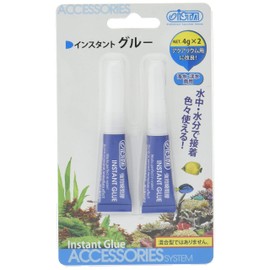 AZOO Instant Glue, For Both Freshwater and Saltwater, 0.1 oz (4 g) x 2 Packs