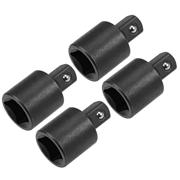 QUARKZMAN 4 Stück 1/2" Drive (F) x 3/8" (M) Socket