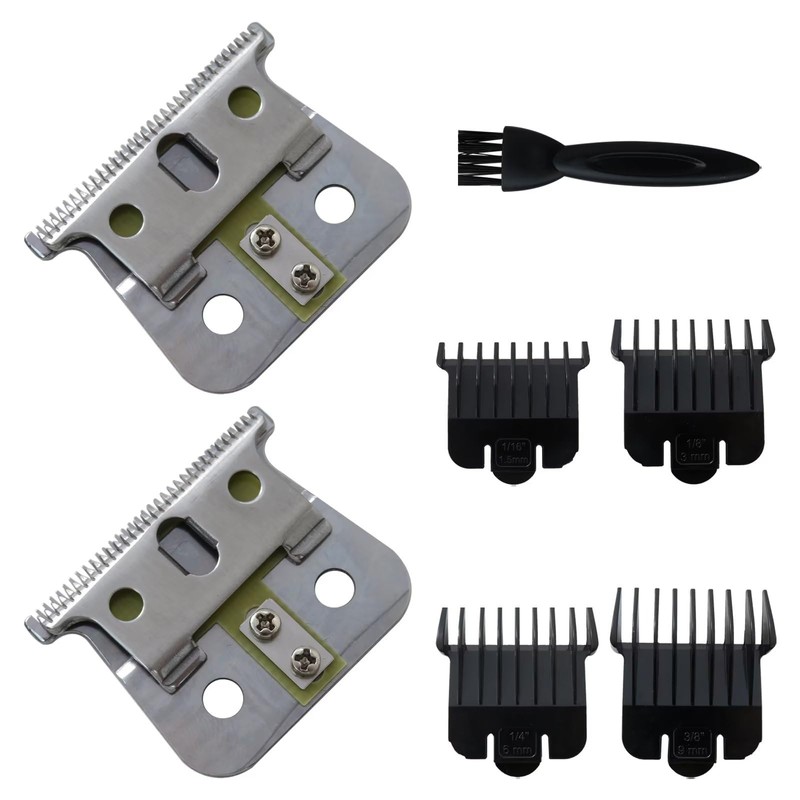 2 Pack Blades for Andis T-Outliner Trimmer, for GTX Replacement