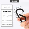 Wlikn Aluminum Alloy Carabiners, Set of 10, Load Capacity 110.2