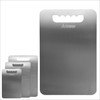 PTYGRACE Pure Titanium Cutting Board, Double-Sided Cutting Board, Lightweight, Durable,
