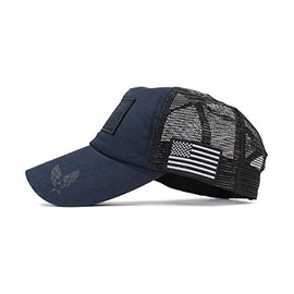 AVIREX Avilex Cap, Men's, Women's, Large Size, Big Size, Hat, Mesh Cap, Military Patch, Popular, Trend, Father's Day, Gift, navy