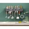 Anditribo 20-Inch Kitchen Organizer - Stainless Steel Non-Hole Hooks,storage Organizer