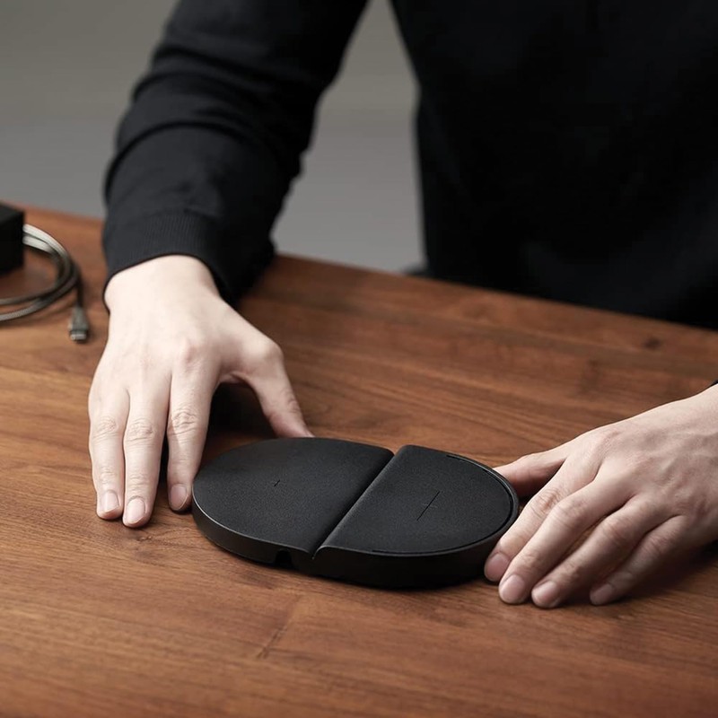 Oddict OPU-WPDO01BK01 Platform Duo 15-Watt Super-Fast Wireless Charging Pad