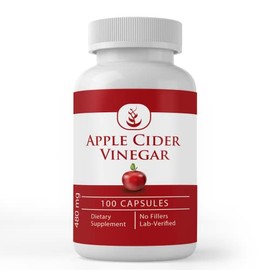 Pure Original Ingredients Apple Cider Vinegar, (100 Capsules) Always Pure, No Additives Or Fillers, Lab Verified
