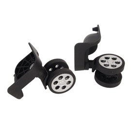 Replacement Luggage Wheels, Universal Luggage Wheels Quiet Operation 360 Degree Rotation 2 Pieces for Repair