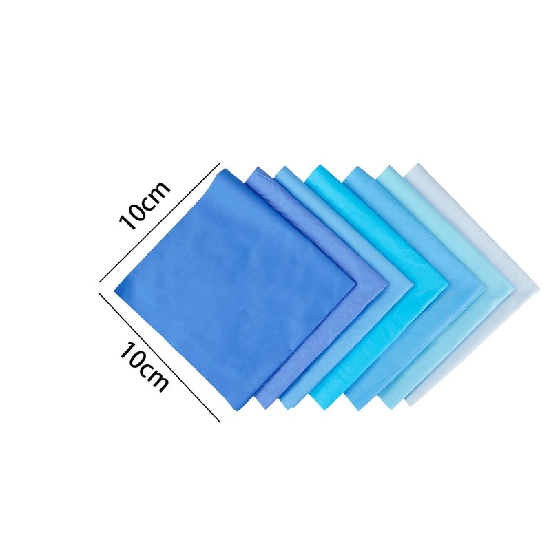 35Pcs Square Twill Cotton Fabric Solid Color Cotton Fabric for
