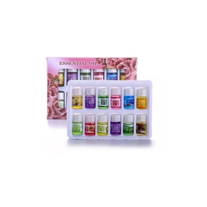 Silver Access Paq. De 12 Esencias Aromaticas De Aceite Humificador