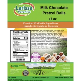 Milk Chocolate Pretzel Balls (16 oz, ZIN: 524986) - 3 Pack