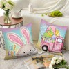Rabbit Easter Cushion Covers, Set of 2, Rabbit Cushion Covers,