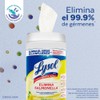 Lysol Toallitas Desinfectantes para Superficies, Aroma Citrus, 80 Toallitas (Tapa