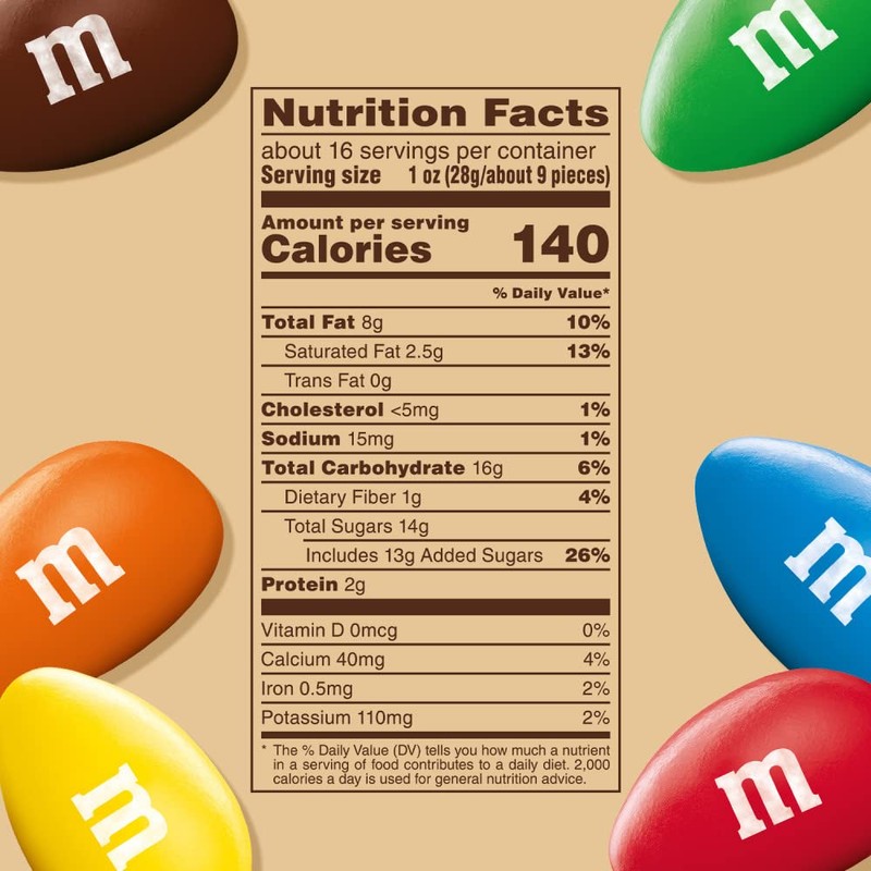 M&M’S Almond Milk Chocolate Candy, Sharing Size, 8.6 Ounce, Chocolate