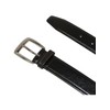 CTM® Men's Basic Leather Dress Belt, 44, Black