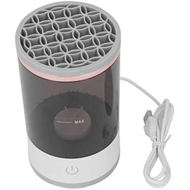 Máquina Limpiadora de Brochas de Maquillaje Eléctrica, Secador Limpiador de Brochas de Pintura de 7000 Rpm, Hilandero Limpiador de Brochas Automático, para Juego de Brochas de