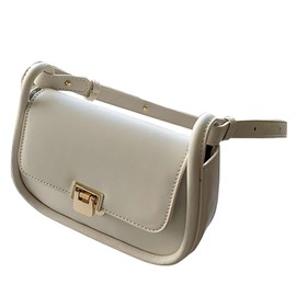 ZEWZI Shoulder Bag Women's Small Handbags PU Leather Shoulder Bag Aesthetic Bags Shoulder Bag Crossbody Bag Handbag Handbag Small for Teenage Girls, White
