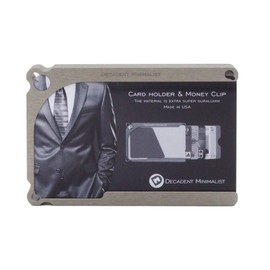 Super convenient! Extra Super Duralumin Credit Card Case Decadent Minimalist -