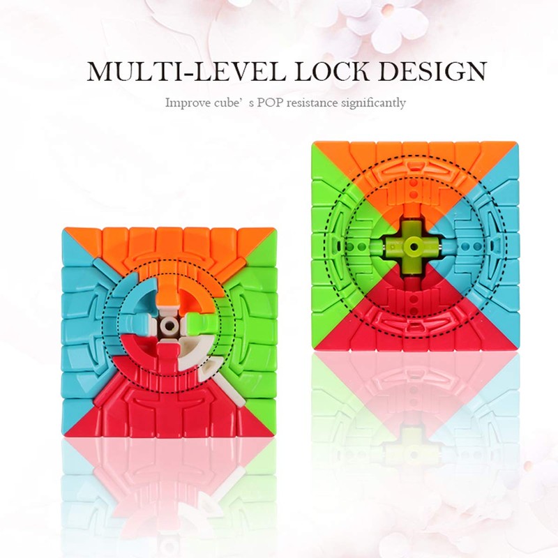 7x7 7x7x7 Magic Cube,Speed Cube 7x7,Easy Turning 3D Puzzle Cube