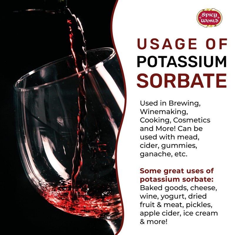 Potassium Sorbate 2 Oz - Food Grade - Great Wine