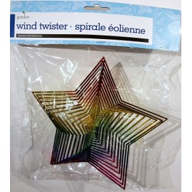 Wind Twister Garden Decoration: Rainbow Star