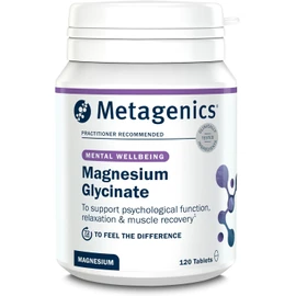 Metagenics Magnesium Glycinate 100mg – High Strength Supplement - Supports Energy Metabolism & Nervous System Function – 120 Tablets