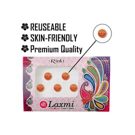 6 Combo Bindi Packs All in One- Multicolored Face Jewels Bindi Stickers Indian Forehead Tika Indian Art Bollywood Reuseable Bindi Self Adhesive Body Stickers/Tattoo