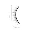 SEWACC 1 Pair Doll False Eyelashes Doll Eyelash Strips Faux
